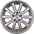 ANTERA Felge 363 Bright-Silver mit austauschbarem Edelstahlring 18 Zoll