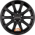 COM 4 WHEELS Felge RACY BLACK Schwarzmatt 17 Zoll