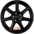 DEZENT Felge TW DARK - Black Polished Lip 16 Zoll