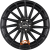 GERMAN WHEELS Felge G1 Schwarz Glanz Lackiert 20 Zoll