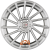 MOTEC Felge TORNADO (MCT9) High Gloss Silver 18 Zoll