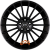 MV7-Wheels Felge AC-M03 Schwarz Matt Lip Polish 18 Zoll