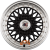 R STYLE WHEELS Felge RS01 Schwarz Hornpoliert 16 Zoll