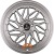 ULTRA WHEELS Felge UA14-SPIN Silber Poliert 19 Zoll